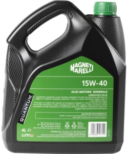 Magneti marelli lubrificante auto minerale olio motore 15w-40  4lt